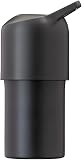 アトラス ペットボトルホルダー 水筒 保冷 ペットボトルクーラー 600ml 700ml 真空断熱 ブラック 大容量 ハンドル 取っ手付き ボトルインボトル ABIB-LBK