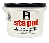 Oatey Oatey Hercules 25110 Sta Put Plumber's Putty Plastic Pail with Handle, 7 Pounds [並行輸入品]