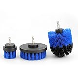 3本セット 電気ドリル用クリーニングブラシ ドリル パワークリーニングブラシ 浴槽 タイル グラウト 洗面台 磁器などに適用(イエロー)