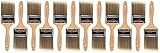 3 "フラットペイントブラシMedium Stiff。GREAT for Professional画家とHomeowners。壁ペイントブラシ、デッキ、フェンス、トリム、内部&外部。 12 EA 3"