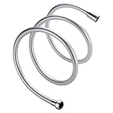 Gappoシャワーホース59インチExtra Long非毒性PVC柔軟なハンドヘルドシャワーヘッドホースバスルームトイレハンドヘルドヘッドSprayer拡張子交換パーツ 59 Inch シルバー BH