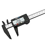 カーボン入り樹脂製デジタルノギス　150mmまで測れる　分解能0.1mm