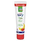Baby Buddy 子供用歯磨きペースト 歯と歯茎のためにキシリトール配合 - ナチュラルで飲み込んでも安全 フッ化物フリー - - 56.699g (2オンス) - 生後3ヶ月以上 - Spry 