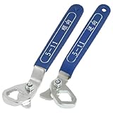 uxcell セルフロッキングレンチ　コンビネーションスパナ　モデル IT 511　金属製　滑り止めハンドル　ねじ　2個入り