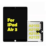 ETWBEOK for iPad Air 3 A2152,A2153,A2154,A2123 液晶パネル LCDディスプレイタッチスクリーンアセンブリ交換部品、タブレットのフロントパネルとLCDスクリーンの修理 (ブラック)