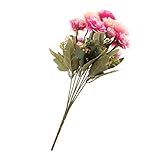 monkeyjack人工花、牡丹シルクブーケホームブライダルウェディングパーティーヨーロピアンスタイルFloral Bouquet Decoration ピンク 1484f4def39dcb7237d