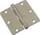 National Hardware 512RC 3-1/2" Door Hinge in Satin Nickel National Hardware [並行輸入品]