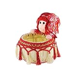 クリエイティブ赤い女の子人形ジュエリー収納ボックス/ジュエリーディスプレイスタンド