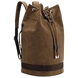 さかなのらく デイパック リュック バックパック 通勤 通学 バッグ 男女兼用 大容量 帆布製 盗難防止