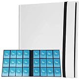 Mint Protect カードファイル 12ポケット トレーディングカード トレカ ファイル (１２ポケット, ホワイト)