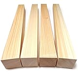 木 木材 角材 ブロック 彫刻用 木彫り ひのき 桧 国産 【 40mm × 40mm × 450mm 節なし 4本セット 】