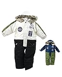 【子供服】 KID BOW (キッドバウ) エステルオックスワッペン付スノーコンビ 80cm～95cm N96164