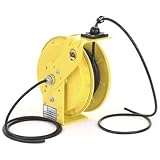KH Industries RTB Series ReelTuff Industrial Grade Retractable Power Cord Reel with Black Cable 16/3