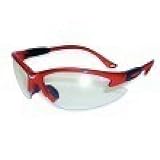 Cougar Safety Glasses, Orange Frame, Clear Lens, Bayonet Style, G51290 by Radians