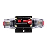 12V　ソーラーシステム　防水　遮断器　回路ブレーカ　過電流防止　全7サイズ（20A、30A、40A、50A、60A、80A、100A）-60A
