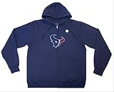Houston Texans XL XLネイビーNFLフード付きジッパースウェットシャツNFL Authenticと新しい