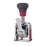 マックス スタンプ ナンバリング 6桁レバー式 A字体 NR-60F