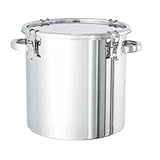 日東 ステンレスタンク ストレートクリップ式密閉タンク(フタ付) 7L CTH21