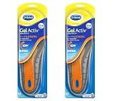 Dr.Scholl インソール 立ち仕事 【ジェルアクティブ ワーク】 長時間歩き回る足の負担を軽減 Mサイズ (25.5-29.5㎝)×2