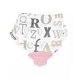 Kushies（クーシーズ）歯がため付きスタイ ビブ バンダナ (G04 アルファベット（Girl）)