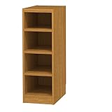 SHIRAI タナリオオーダーラック 高さ90 cm幅15 cm奥行44 cmナチュラルチーク色棚強度T追加棚板0型番TNL-EM9015FTF2NT0