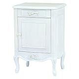 テーブル 電話台 ホワイト 姫 白 サイドテーブル ハンプトンスタイル