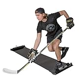 Better Hockey Extreme Slide Board Pro – パックでレースを勝ち取るのに役立ちます – 長さ調節可能 – 3組のブーティー付き – プロが使用