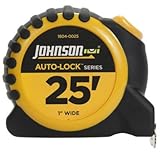 Johnson Level & Tool 1804-0025 1 in. x 25 ft. Auto Lock Power Tape Measure by Johnson Level & Tool