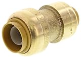 CASH ACME GIDDS-272531 Sharkbite Push Fit Reducing Coupling, 3/8" x 1/2", Lead Free - 272531 [並行輸入品]