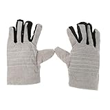 B Baosity 1対　リガー手袋　保護用手袋　溶接手袋　ワークショップ用手袋　修理手袋　安全手袋　作業手袋　保護手袋