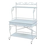 JKプラン アイアンシリーズ　上棚付きデスク　ホワイトホワイト IRI-0030-WHWH