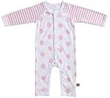 リトルジラフ ベビー肌着 ドットコレクション 長袖ロンパース 3-6m (ピンク) lg1025-01 【正規代理店輸入】
