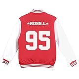 Fanstownファッションロックバンド野球ジャケットベースボールジャケットHoodie with Acessoriesレッド# 2