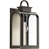 Progress Lighting P6031-108 Traditional/Casual 1-100W Med Wall Lantern, Oil Rubbed Bronze [並行輸入品]