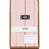 『出産内祝 引越 ご挨拶 内祝 お返し 結婚内祝などに人気の商品』　東洋紡　吸水速乾タオルケット　ピンク　【のし・包装可】