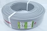 YAZAKI 600Vビニル絶縁 ビニルシースケーブル VVF3C×2.0mm 100m VVF3C20100M