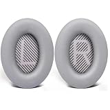 DanYee イヤーパッド イヤークッション Bose QuietComfort 35 (QC35)用 交換パッド ワイヤレスヘッドホン 耳当て 耳パッド ソフトレザー ノイズアイソレーション 高密度フォーム (BOSE QC35ブラック)