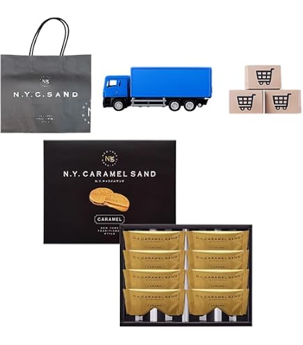 【未開封 箱発送】NYキャラメルサンド3箱8枚入　(計24枚) 食品 【未開封 箱発送】NYキャラメルサンド3箱8枚入 (計24枚)