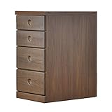 アルファタカバ 押し入れ用すき間収納(奥行55cm) 2.5cm刻み選べる押入れ収納 すきま収納 幅35cm4段(高さ68cm)ブラウン