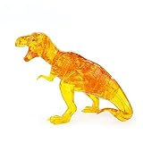 BTYYIHEX 3Dクリスタル恐竜パズル クリスタルパズル 頭の体操 対象年齢16歳以上 50ピース(イエロー)