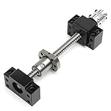 RM 1204 200 mm ボールねじで Ballnut CNC パーツ用と K 10/ BF 10 エンドのサポート