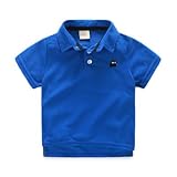 AiGo 半袖ポロシャツ/半袖ポロシャツ ジュニア 吸汗速乾 シャツ 綿 シャツ 無地 男の子 女の子 [並行輸入品]