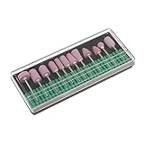 Homyl 12ピース　爪磨き　ネイル　アート　電気ドリルビット　ネイルシール　研削工具　セラミックタイル　マニキュアツール　安全　　　