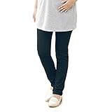 マタニティ ツイル＆デニム レギンスパンツ ブラック サイズ：マタニティＭ