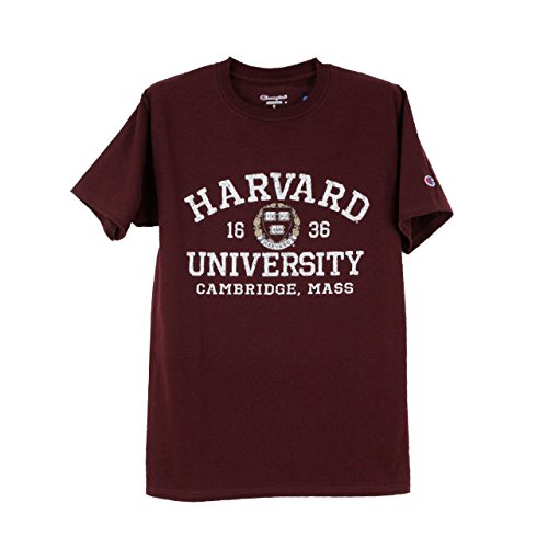 HARVARD ハーバード大学 メール便発送 半袖Tシャツ S/S T-Shirt campion チャンピオン マルーン S M SIZE[並行輸入品］