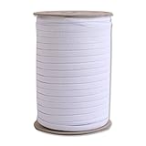 日本紐釦貿易(Nippon Chuko) コールゴム 平タイプ強力ゴム 4コール 約4mm巾 150m巻 手芸用品 ゴム 平ゴム