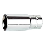 AMPRO T334306 3/8-Inch Drive by 1/2-Inch 6 Point Deep Socket by AmPro