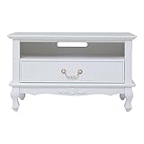 JKプラン 姫系家具 キャッツプリンセス かわいいテレビ台 テレビラック幅75cm ホワイト SGT-0111-WH