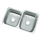 スターリング11409-l 31 – 3 / 4 "ダブルBasinアンダーマウントステンレススチールキッチンシンクWi、 8.00 x 18.00 x 32.00 inches 11409-L-NA