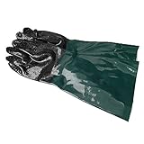 サンドブラストキャビネット用 グローブ 中サイズ 滑り止め付き 手先保護